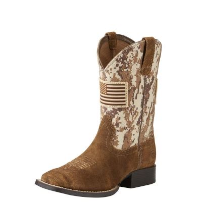 Ariat Patriot - Western Laarzen Bruin / Camo Kinderen - 43044-878